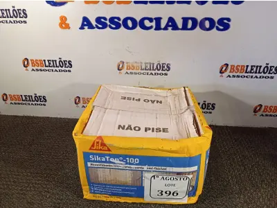 LOTE 396 - 01 CAIXA SIKA TOP 100 REVESTIMENTO IMPERMEABILIZANTE SEMI-FLEXIVEL 18KG. (NO ESTADO) ATENÇÃO! FAZER A VISITAÇÃO ANTES DE ARREMATAR, NÃO SABEMOS SE FUNCIONA. LEILÃO NÃO TEM GARANTIA E NEM DEVOLUÇÃO, SUJEITO A POSSÍVEIS AVARIAS VISÍVEIS/OCULTAS E/OU AUSÊNCIA DE COMPONENTES.