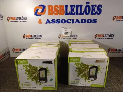 LOTE 309 - 12 POCKET PC GPS P550B. (NO ESTADO) ATENÇÃO! FAZER A VISITAÇÃO ANTES DE ARREMATAR, NÃO SABEMOS SE FUNCIONA. LEILÃO NÃO TEM GARANTIA E NEM DEVOLUÇÃO, SUJEITO A POSSÍVEIS AVARIAS VISÍVEIS/OCULTAS E/OU AUSÊNCIA DE COMPONENTES.