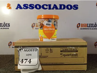 LOTE 474 - 06 REJUNTE ACRÍLICO DE 01KG CADA. (NO ESTADO) ATENÇÃO! FAZER A VISITAÇÃO ANTES DE ARREMATAR, NÃO SABEMOS SE FUNCIONA. LEILÃO NÃO TEM GARANTIA E NEM DEVOLUÇÃO, SUJEITO A POSSÍVEIS AVARIAS VISÍVEIS/OCULTAS E/OU AUSÊNCIA DE COMPONENTES.