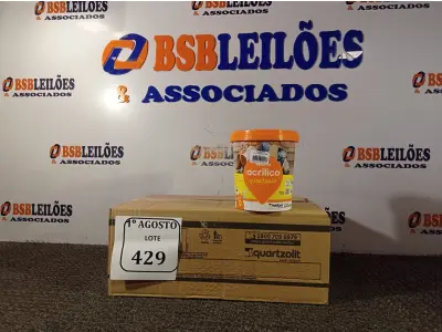 LOTE 429 - 06 REJUNTES ACRÍLICO NA COR CORDA DE 01KG CADA. (NO ESTADO) ATENÇÃO! FAZER A VISITAÇÃO ANTES DE ARREMATAR, NÃO SABEMOS SE FUNCIONA. LEILÃO NÃO TEM GARANTIA E NEM DEVOLUÇÃO, SUJEITO A POSSÍVEIS AVARIAS VISÍVEIS/OCULTAS E/OU AUSÊNCIA DE COMPONENTES.