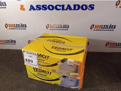 LOTE 489 - 02 CAIXAS DE VEDATOP ARGAMASSA POLIMÉRICA IMPERMEÁVEL 12KG. (NO ESTADO) ATENÇÃO! FAZER A VISITAÇÃO ANTES DE ARREMATAR, NÃO SABEMOS SE FUNCIONA. LEILÃO NÃO TEM GARANTIA E NEM DEVOLUÇÃO, SUJEITO A POSSÍVEIS AVARIAS VISÍVEIS/OCULTAS E/OU AUSÊNCIA DE COMPONENTES.