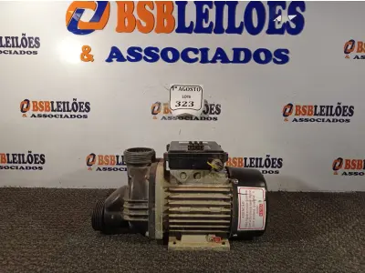 LOTE 323 - 01 BOMBA D’ÁGUA. (NO ESTADO) ATENÇÃO! FAZER A VISITAÇÃO ANTES DE ARREMATAR, NÃO SABEMOS SE FUNCIONA. LEILÃO NÃO TEM GARANTIA E NEM DEVOLUÇÃO, SUJEITO A POSSÍVEIS AVARIAS VISÍVEIS/OCULTAS E/OU AUSÊNCIA DE COMPONENTES.