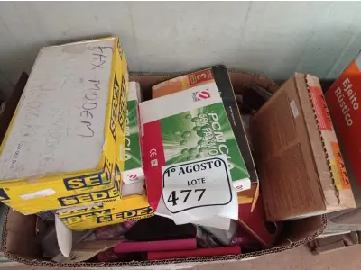 LOTE 477 - 01 CAIXAS COM VÁRIAS CAPAS DE CELULARES DIVERSOS E MODENS ANTIGOS (NO ESTADO) ATENÇÃO! FAZER A VISITAÇÃO ANTES DE ARREMATAR, NÃO SABEMOS SE FUNCIONA. LEILÃO NÃO TEM GARANTIA E NEM DEVOLUÇÃO, SUJEITO A POSSÍVEIS AVARIAS VISÍVEIS/OCULTAS E/OU AUSÊNCIA DE COMPONENTES.