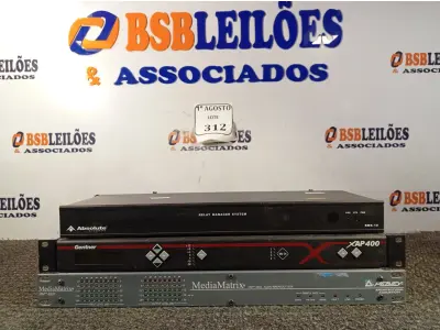 LOTE 312 - 03 EQUIPAMENTOS DE CONTROLE DE ÁUDIO (NO ESTADO) ATENÇÃO! FAZER A VISITAÇÃO ANTES DE ARREMATAR, NÃO SABEMOS SE FUNCIONA. LEILÃO NÃO TEM GARANTIA E NEM DEVOLUÇÃO, SUJEITO A POSSÍVEIS AVARIAS VISÍVEIS/OCULTAS E/OU AUSÊNCIA DE COMPONENTES.