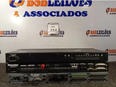 LOTE 312 - 03 EQUIPAMENTOS DE CONTROLE DE ÁUDIO (NO ESTADO) ATENÇÃO! FAZER A VISITAÇÃO ANTES DE ARREMATAR, NÃO SABEMOS SE FUNCIONA. LEILÃO NÃO TEM GARANTIA E NEM DEVOLUÇÃO, SUJEITO A POSSÍVEIS AVARIAS VISÍVEIS/OCULTAS E/OU AUSÊNCIA DE COMPONENTES.
