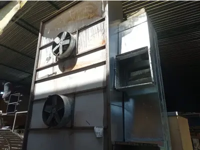 LOTE 531 - 01 COIFA INDUSTRIAL EM INOX MEDINDO APROXIMADAMENTE 3,00CM X 1,40CM COM EXAUSTOR E TUBULÃO.  (NO ESTADO) ATENÇÃO! FAZER A VISITAÇÃO ANTES DE ARREMATAR, NÃO SABEMOS SE FUNCIONA. LEILÃO NÃO TEM GARANTIA E NEM DEVOLUÇÃO, SUJEITO A POSSÍVEIS AVARIAS VISÍVEIS/OCULTAS E/OU AUSÊNCIA DE COMPONENTES.