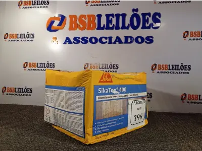 LOTE 396 - 01 CAIXA SIKA TOP 100 REVESTIMENTO IMPERMEABILIZANTE SEMI-FLEXIVEL 18KG. (NO ESTADO) ATENÇÃO! FAZER A VISITAÇÃO ANTES DE ARREMATAR, NÃO SABEMOS SE FUNCIONA. LEILÃO NÃO TEM GARANTIA E NEM DEVOLUÇÃO, SUJEITO A POSSÍVEIS AVARIAS VISÍVEIS/OCULTAS E/OU AUSÊNCIA DE COMPONENTES.