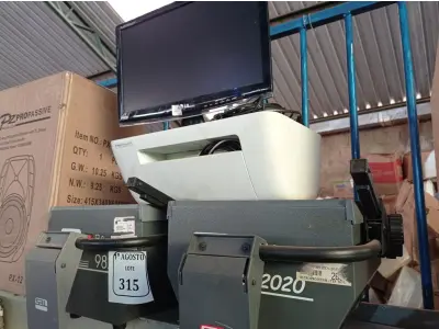 LOTE 315 - 01 IMPRESSORA HP DESCKJET 2136 COM FONTE, 01 MONITOR LG 19”, 02 RETROPROJETORES MARCA TES. (NO ESTADO) ATENÇÃO! FAZER A VISITAÇÃO ANTES DE ARREMATAR, NÃO SABEMOS SE FUNCIONA. LEILÃO NÃO TEM GARANTIA E NEM DEVOLUÇÃO, SUJEITO A POSSÍVEIS AVARIAS VISÍVEIS/OCULTAS E/OU AUSÊNCIA DE COMPONENTES.