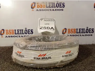 LOTE 250 - 01 ROLO DE CABO FLEXÍVEL 450/750VOLTS 1X4,00MM NA COR CINZA. (NO ESTADO) ATENÇÃO! FAZER A VISITAÇÃO ANTES DE ARREMATAR, NÃO SABEMOS SE FUNCIONA. LEILÃO NÃO TEM GARANTIA E NEM DEVOLUÇÃO, SUJEITO A POSSÍVEIS AVARIAS VISÍVEIS/OCULTAS E/OU AUSÊNCIA DE COMPONENTES.