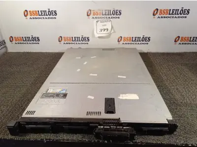 LOTE 399 - 01 SERVIDOR DELL R420. (NO ESTADO) ATENÇÃO! FAZER A VISITAÇÃO ANTES DE ARREMATAR, NÃO SABEMOS SE FUNCIONA. LEILÃO NÃO TEM GARANTIA E NEM DEVOLUÇÃO, SUJEITO A POSSÍVEIS AVARIAS VISÍVEIS/OCULTAS E/OU AUSÊNCIA DE COMPONENTES.