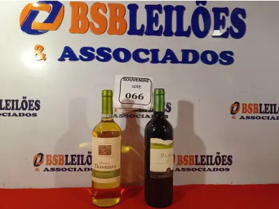 LOTE 066 - 01 GARRAFA DE VINHO TRAVESSIA BRANCO 750ML E 01 GARRAFA DE VINHO PANUL CABERNET SAUVIGNON 2013 750ML. (NO ESTADO EM QUE SE ENCONTRA) ATENÇÃO! FAZER A VISITAÇÃO ANTES DE ARREMATAR, NÃO SABEMOS SE FUNCIONA. LEILÃO NÃO TEM GARANTIA E NEM DEVOLUÇÃO, SUJEITO A POSSÍVEIS AVARIAS VISÍVEIS/OCULTAS E/OU AUSÊNCIA DE COMPONENTES.  