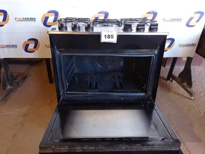 LOTE 185 - 01 FOGÃO BRASTEMP 5 BOCAS BIVOLTS COM AVARIAS (RANGE). (NO ESTADO EM QUE SE ENCONTRA. SUJEITO A AVARIAS OCULTAS/VISÍVEIS.) BH1568N