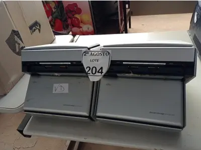 LOTE 204 - 06 SCANNERS MARCA FUJITSU. (NO ESTADO) ATENÇÃO! FAZER A VISITAÇÃO ANTES DE ARREMATAR, NÃO SABEMOS SE FUNCIONA. LEILÃO NÃO TEM GARANTIA E NEM DEVOLUÇÃO, SUJEITO A POSSÍVEIS AVARIAS VISÍVEIS/OCULTAS E/OU AUSÊNCIA DE COMPONENTES.