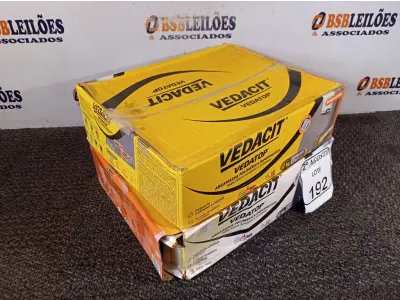 LOTE 192 - 02 VEDACIT ARGAMASSA POLIMÉRICA IMPERMEÁVEL 12KGS CADA. (NO ESTADO) ATENÇÃO! FAZER A VISITAÇÃO ANTES DE ARREMATAR, NÃO SABEMOS SE FUNCIONA. LEILÃO NÃO TEM GARANTIA E NEM DEVOLUÇÃO, SUJEITO A POSSÍVEIS AVARIAS VISÍVEIS/OCULTAS E/OU AUSÊNCIA DE COMPONENTES.