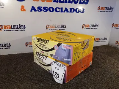 LOTE 170 - 02 VEDACIT ARGAMASSA POLIMÉRICA IMPERMEÁVEL 12KGS CADA. (NO ESTADO) ATENÇÃO! FAZER A VISITAÇÃO ANTES DE ARREMATAR, NÃO SABEMOS SE FUNCIONA. LEILÃO NÃO TEM GARANTIA E NEM DEVOLUÇÃO, SUJEITO A POSSÍVEIS AVARIAS VISÍVEIS/OCULTAS E/OU AUSÊNCIA DE COMPONENTES.