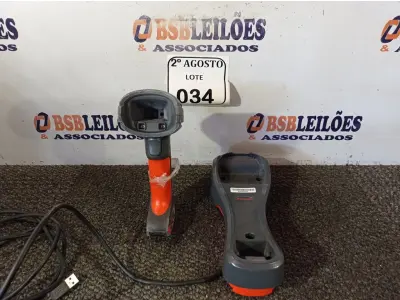 LOTE 034 - 01 LEITOR DE CÓDIGO DE BARRAS MARCA HONEYWELL. (NO ESTADO) ATENÇÃO! FAZER A VISITAÇÃO ANTES DE ARREMATAR, NÃO SABEMOS SE FUNCIONA. LEILÃO NÃO TEM GARANTIA E NEM DEVOLUÇÃO, SUJEITO A POSSÍVEIS AVARIAS VISÍVEIS/OCULTAS E/OU AUSÊNCIA DE COMPONENTES.