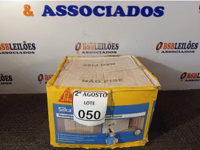 LOTE 050 - 01 SIKATOP -100 REVESTIMENTO IMPERMEABILIZANTE SEMI-FLEXIVEL. (NO ESTADO) ATENÇÃO! FAZER A VISITAÇÃO ANTES DE ARREMATAR, NÃO SABEMOS SE FUNCIONA. LEILÃO NÃO TEM GARANTIA E NEM DEVOLUÇÃO, SUJEITO A POSSÍVEIS AVARIAS VISÍVEIS/OCULTAS E/OU AUSÊNCIA DE COMPONENTES.