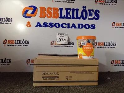 LOTE 074 - 06 REJUNTES ACRÍLICO 1KG CADA. (NO ESTADO) ATENÇÃO! FAZER A VISITAÇÃO ANTES DE ARREMATAR, NÃO SABEMOS SE FUNCIONA. LEILÃO NÃO TEM GARANTIA E NEM DEVOLUÇÃO, SUJEITO A POSSÍVEIS AVARIAS VISÍVEIS/OCULTAS E/OU AUSÊNCIA DE COMPONENTES.