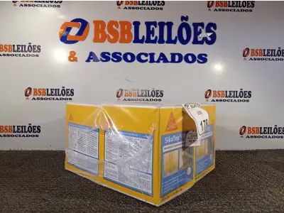 LOTE 178 - 04 CAIXAS SIKATOP-100 REVESTIMENTO IMPERMEABILIZANTE SEMI-FLEXIVEL DE 4KG CADA. (NO ESTADO) ATENÇÃO! FAZER A VISITAÇÃO ANTES DE ARREMATAR, NÃO SABEMOS SE FUNCIONA. LEILÃO NÃO TEM GARANTIA E NEM DEVOLUÇÃO, SUJEITO A POSSÍVEIS AVARIAS VISÍVEIS/OCULTAS E/OU AUSÊNCIA DE COMPONENTES.