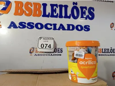 LOTE 074 - 06 REJUNTES ACRÍLICO 1KG CADA. (NO ESTADO) ATENÇÃO! FAZER A VISITAÇÃO ANTES DE ARREMATAR, NÃO SABEMOS SE FUNCIONA. LEILÃO NÃO TEM GARANTIA E NEM DEVOLUÇÃO, SUJEITO A POSSÍVEIS AVARIAS VISÍVEIS/OCULTAS E/OU AUSÊNCIA DE COMPONENTES.