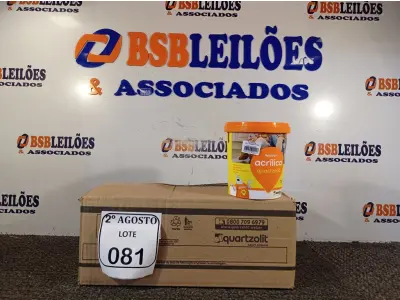 LOTE 081 - 06 REJUNTES ACRÍLICO 1KG CADA. (NO ESTADO) ATENÇÃO! FAZER A VISITAÇÃO ANTES DE ARREMATAR, NÃO SABEMOS SE FUNCIONA. LEILÃO NÃO TEM GARANTIA E NEM DEVOLUÇÃO, SUJEITO A POSSÍVEIS AVARIAS VISÍVEIS/OCULTAS E/OU AUSÊNCIA DE COMPONENTES.