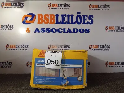 LOTE 050 - 01 SIKATOP -100 REVESTIMENTO IMPERMEABILIZANTE SEMI-FLEXIVEL. (NO ESTADO) ATENÇÃO! FAZER A VISITAÇÃO ANTES DE ARREMATAR, NÃO SABEMOS SE FUNCIONA. LEILÃO NÃO TEM GARANTIA E NEM DEVOLUÇÃO, SUJEITO A POSSÍVEIS AVARIAS VISÍVEIS/OCULTAS E/OU AUSÊNCIA DE COMPONENTES.