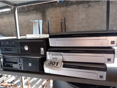 LOTE 301 - 05 SCANNERS DE MARCAS E MODELOS DIVERSOS E 02 CPUS. (NO ESTADO) ATENÇÃO! FAZER A VISITAÇÃO ANTES DE ARREMATAR, NÃO SABEMOS SE FUNCIONA. LEILÃO NÃO TEM GARANTIA E NEM DEVOLUÇÃO, SUJEITO A POSSÍVEIS AVARIAS VISÍVEIS/OCULTAS E/OU AUSÊNCIA DE COMPONENTES.