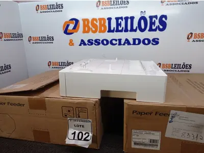 LOTE 102 - 03 GAVETAS PARA IMPRESSORAS DE PAPEL. (NO ESTADO) ATENÇÃO! FAZER A VISITAÇÃO ANTES DE ARREMATAR, NÃO SABEMOS SE FUNCIONA. LEILÃO NÃO TEM GARANTIA E NEM DEVOLUÇÃO, SUJEITO A POSSÍVEIS AVARIAS VISÍVEIS/OCULTAS E/OU AUSÊNCIA DE COMPONENTES.