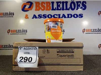 LOTE 290 - 06 REJUNTES ACRÍLICO 1KG CADA. (NO ESTADO) ATENÇÃO! FAZER A VISITAÇÃO ANTES DE ARREMATAR, NÃO SABEMOS SE FUNCIONA. LEILÃO NÃO TEM GARANTIA E NEM DEVOLUÇÃO, SUJEITO A POSSÍVEIS AVARIAS VISÍVEIS/OCULTAS E/OU AUSÊNCIA DE COMPONENTES.