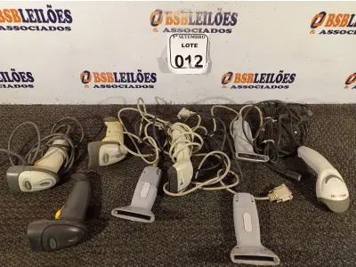 LOTE 012 - 08 LEITORES DE CÓDIGO DE BARRAS MARCAS E MODELOS DIVERSOS. (NO ESTADO) ATENÇÃO! FAZER A VISITAÇÃO ANTES DE ARREMATAR, NÃO SABEMOS SE FUNCIONA. LEILÃO NÃO TEM GARANTIA E NEM DEVOLUÇÃO, SUJEITO A POSSÍVEIS AVARIAS VISÍVEIS/OCULTAS E/OU AUSÊNCIA DE COMPONENTES.