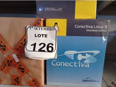 LOTE 126 - 01 LOTE COM VÁRIOS KITS DE SISTEMA OPERACIONAL E APLICATIVOS PARA ESTAÇÕES DE TRABALHO E SERVIDORES. (NO ESTADO) ATENÇÃO! FAZER A VISITAÇÃO ANTES DE ARREMATAR, NÃO SABEMOS SE FUNCIONA. LEILÃO NÃO TEM GARANTIA E NEM DEVOLUÇÃO, SUJEITO A POSSÍVEIS AVARIAS VISÍVEIS/OCULTAS E/OU AUSÊNCIA DE COMPONENTES.