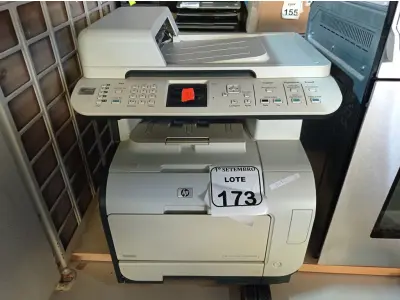 LOTE 173 - 01 IMPRESSORA MULTIFUNCIONAL COLORIDA MARCA HP MODELO CM2320NF. (NO ESTADO) ATENÇÃO! FAZER A VISITAÇÃO ANTES DE ARREMATAR, NÃO SABEMOS SE FUNCIONA. LEILÃO NÃO TEM GARANTIA E NEM DEVOLUÇÃO, SUJEITO A POSSÍVEIS AVARIAS VISÍVEIS/OCULTAS E/OU AUSÊNCIA DE COMPONENTES.