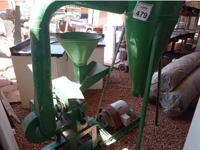 LOTE 479 - 01 CONJUNTO COMPLETO DE DESINTEGRADOR, MOTOR 7,5CV. (NO ESTADO) ATENÇÃO! FAZER A VISITAÇÃO ANTES DE ARREMATAR, NÃO SABEMOS SE FUNCIONA. LEILÃO NÃO TEM GARANTIA E NEM DEVOLUÇÃO, SUJEITO A POSSÍVEIS AVARIAS VISÍVEIS/OCULTAS E/OU AUSÊNCIA DE COMPONENTES.