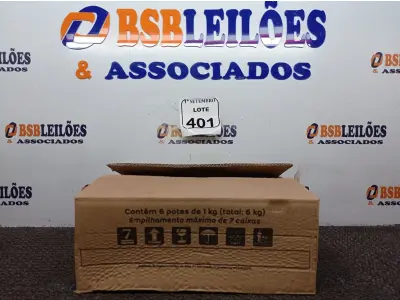 LOTE 401 - 06 REJUNTES ACRÍLICO NA COR CORDA DE 01KG CADA. (NO ESTADO) ATENÇÃO! FAZER A VISITAÇÃO ANTES DE ARREMATAR, NÃO SABEMOS SE FUNCIONA. LEILÃO NÃO TEM GARANTIA E NEM DEVOLUÇÃO, SUJEITO A POSSÍVEIS AVARIAS VISÍVEIS/OCULTAS E/OU AUSÊNCIA DE COMPONENTES.