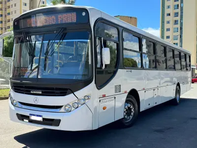 LOTE 005 - 01 ÔNIBUS CAIO APACHE VIP III, ANO 2013/2014, 42 LUGARES MERCEDES 1721 EURO5, PNEUS NOVOS, 2024 QUITADO, BAIXA QUILOMETRAGEM, REVISÕES EM DIA, ESTADO DE NOVO, VEÍCULO A PRONTA ENTREGA. SÓ DE BRASÍLIA – DF (NO ESTADO),