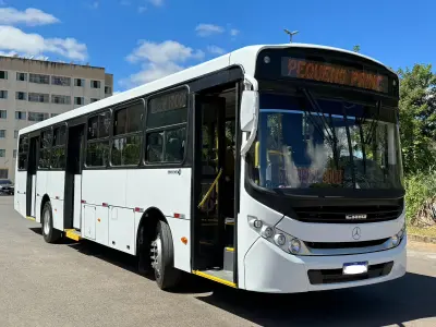 LOTE 005 - 01 ÔNIBUS CAIO APACHE VIP III, ANO 2013/2014, 42 LUGARES MERCEDES 1721 EURO5, PNEUS NOVOS, 2024 QUITADO, BAIXA QUILOMETRAGEM, REVISÕES EM DIA, ESTADO DE NOVO, VEÍCULO A PRONTA ENTREGA. SÓ DE BRASÍLIA – DF (NO ESTADO),