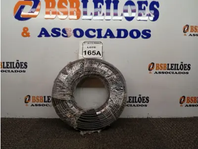 LOTE 165 - 01 ROLO DE FIO FLEXÍVEL 1X10,00MM NA COR PRETA(NOVO). (NO ESTADO) ATENÇÃO! FAZER A VISITAÇÃO ANTES DE ARREMATAR, NÃO SABEMOS SE FUNCIONA. LEILÃO NÃO TEM GARANTIA E NEM DEVOLUÇÃO, SUJEITO A POSSÍVEIS AVARIAS VISÍVEIS/OCULTAS E/OU AUSÊNCIA DE COMPONENTES.