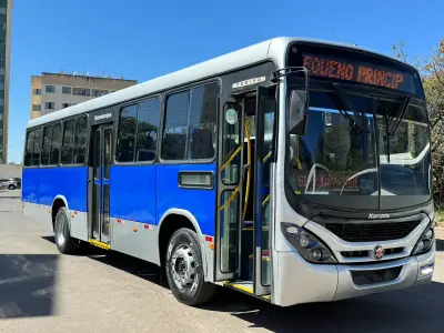 LOTE 003 - 01 ÔNIBUS MICRAO TORINO MWM 15190, ANO 2011/2012, 40 LUGARES, PNEUS NOVOS, 2024 QUITADO, REVISÕES EM DIA. ÓTIMA CONSERVAÇÃO. PEGAR E TRABALHAR. (NO ESTADO)