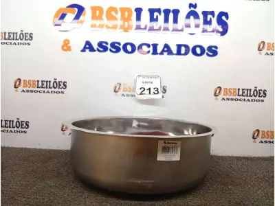 LOTE 213 - 01 CUBA INOX N38 AÇO  CO 430 38X12 FABRINOX. (NO ESTADO) ATENÇÃO! FAZER A VISITAÇÃO ANTES DE ARREMATAR, NÃO SABEMOS SE FUNCIONA. LEILÃO NÃO TEM GARANTIA E NEM DEVOLUÇÃO, SUJEITO A POSSÍVEIS AVARIAS VISÍVEIS/OCULTAS E/OU AUSÊNCIA DE COMPONENTES.