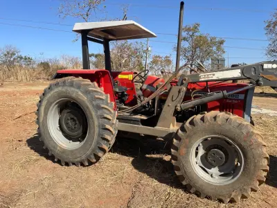 LOTE 008 - 01 TRATOR MF 292 4X4, ANO 1993, MOTOR, BOMBA, BICOS INJETORES FEITO, CAIXA DE CÂMBIO REVISADA ESTA COM APENAS 10 HORAS DE USO APÓS TER SIDO FEITO, CONJUNTO FRONTAL BALDAN ANO 2016 (NO ESTADO)