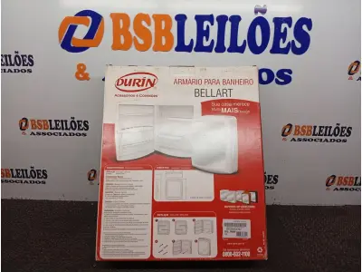 LOTE 148 - 01 ARMÁRIO BANHEIRO BELLART BRANCO DURIN. (NO ESTADO) ATENÇÃO! FAZER A VISITAÇÃO ANTES DE ARREMATAR, NÃO SABEMOS SE FUNCIONA. LEILÃO NÃO TEM GARANTIA E NEM DEVOLUÇÃO, SUJEITO A POSSÍVEIS AVARIAS VISÍVEIS/OCULTAS E/OU AUSÊNCIA DE COMPONENTES.