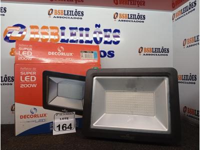 LOTE 164 - 01 REFLETORE DECORLED SUPERLED 220V 200W LUZ BRANCA - DECORLUX NOVO (NO ESTADO) ATENÇÃO! FAZER A VISITAÇÃO ANTES DE ARREMATAR, NÃO SABEMOS SE FUNCIONA. LEILÃO NÃO TEM GARANTIA E NEM DEVOLUÇÃO, SUJEITO A POSSÍVEIS AVARIAS VISÍVEIS/OCULTAS E/OU AUSÊNCIA DE COMPONENTES.