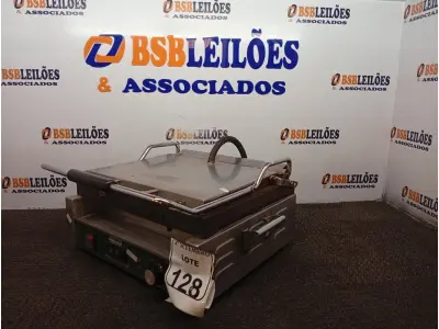 LOTE 128 - 01 CHAPA ELÉTRICA MARCA WARING. (NO ESTADO) ATENÇÃO! FAZER A VISITAÇÃO ANTES DE ARREMATAR, NÃO SABEMOS SE FUNCIONA. LEILÃO NÃO TEM GARANTIA E NEM DEVOLUÇÃO, SUJEITO A POSSÍVEIS AVARIAS VISÍVEIS/OCULTAS E/OU AUSÊNCIA DE COMPONENTES.