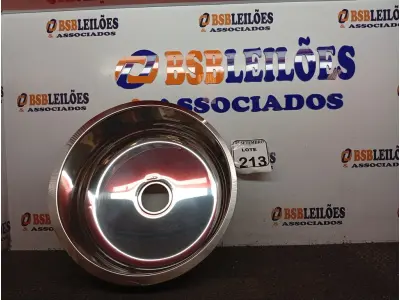 LOTE 213 - 01 CUBA INOX N38 AÇO  CO 430 38X12 FABRINOX. (NO ESTADO) ATENÇÃO! FAZER A VISITAÇÃO ANTES DE ARREMATAR, NÃO SABEMOS SE FUNCIONA. LEILÃO NÃO TEM GARANTIA E NEM DEVOLUÇÃO, SUJEITO A POSSÍVEIS AVARIAS VISÍVEIS/OCULTAS E/OU AUSÊNCIA DE COMPONENTES.