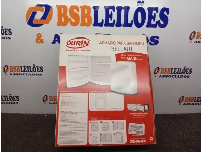 LOTE 181 - 01 ARMÁRIO BANHEIRO BELLART CINZA DURIN. (NO ESTADO) ATENÇÃO! FAZER A VISITAÇÃO ANTES DE ARREMATAR, NÃO SABEMOS SE FUNCIONA. LEILÃO NÃO TEM GARANTIA E NEM DEVOLUÇÃO, SUJEITO A POSSÍVEIS AVARIAS VISÍVEIS/OCULTAS E/OU AUSÊNCIA DE COMPONENTES.
