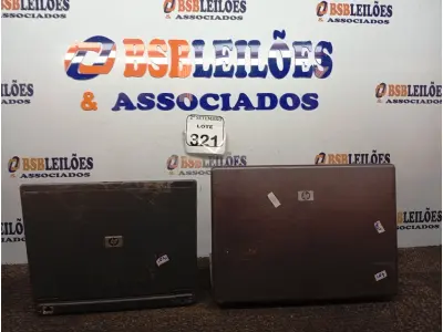 LOTE 321 - 02 NOTEBOOKS TAMANHOS DIVERSOS MARCA HP. (NO ESTADO) ATENÇÃO! FAZER A VISITAÇÃO ANTES DE ARREMATAR, NÃO SABEMOS SE FUNCIONA. LEILÃO NÃO TEM GARANTIA E NEM DEVOLUÇÃO, SUJEITO A POSSÍVEIS AVARIAS VISÍVEIS/OCULTAS E/OU AUSÊNCIA DE COMPONENTES.