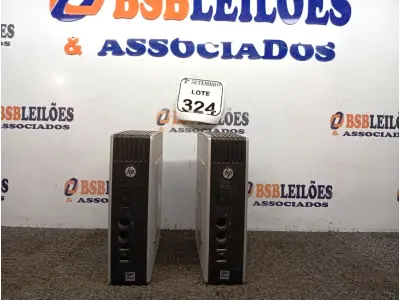 LOTE 324 - 02 MINI CPUS MARCA HP. (NO ESTADO) ATENÇÃO! FAZER A VISITAÇÃO ANTES DE ARREMATAR, NÃO SABEMOS SE FUNCIONA. LEILÃO NÃO TEM GARANTIA E NEM DEVOLUÇÃO, SUJEITO A POSSÍVEIS AVARIAS VISÍVEIS/OCULTAS E/OU AUSÊNCIA DE COMPONENTES.