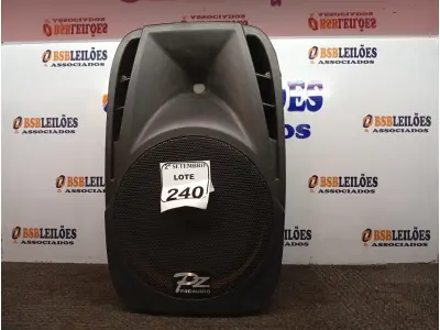 LOTE 240 - 01 CAIXA DE SOM PASSIVA MODELO PX-12. (NO ESTADO) ATENÇÃO! FAZER A VISITAÇÃO ANTES DE ARREMATAR, NÃO SABEMOS SE FUNCIONA. LEILÃO NÃO TEM GARANTIA E NEM DEVOLUÇÃO, SUJEITO A POSSÍVEIS AVARIAS VISÍVEIS/OCULTAS E/OU AUSÊNCIA DE COMPONENTES.