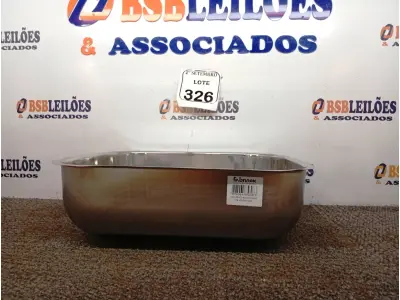 LOTE 326 - 01 CUBA INOX N3 AÇO 430 3.1/2 40X34X14 FABRINOX (NO ESTADO) ATENÇÃO! FAZER A VISITAÇÃO ANTES DE ARREMATAR, NÃO SABEMOS SE FUNCIONA. LEILÃO NÃO TEM GARANTIA E NEM DEVOLUÇÃO, SUJEITO A POSSÍVEIS AVARIAS VISÍVEIS/OCULTAS E/OU AUSÊNCIA DE COMPONENTES.