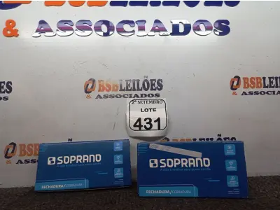 LOTE 431 - 02 FECHADURAS POPLINE ALAVANCA CR SOPRANO (NO ESTADO) ATENÇÃO! FAZER A VISITAÇÃO ANTES DE ARREMATAR, NÃO SABEMOS SE FUNCIONA. LEILÃO NÃO TEM GARANTIA E NEM DEVOLUÇÃO, SUJEITO A POSSÍVEIS AVARIAS VISÍVEIS/OCULTAS E/OU AUSÊNCIA DE COMPONENTES.